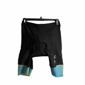 XGC Quick‎ Dry Padded Cycling Shorts Women’s Size Medium Blue Green Black